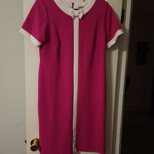 Shelby & Palmer Pink and White Mini Dress